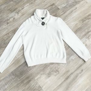 Ralph Lauren boys size large, white, toggle sweater.